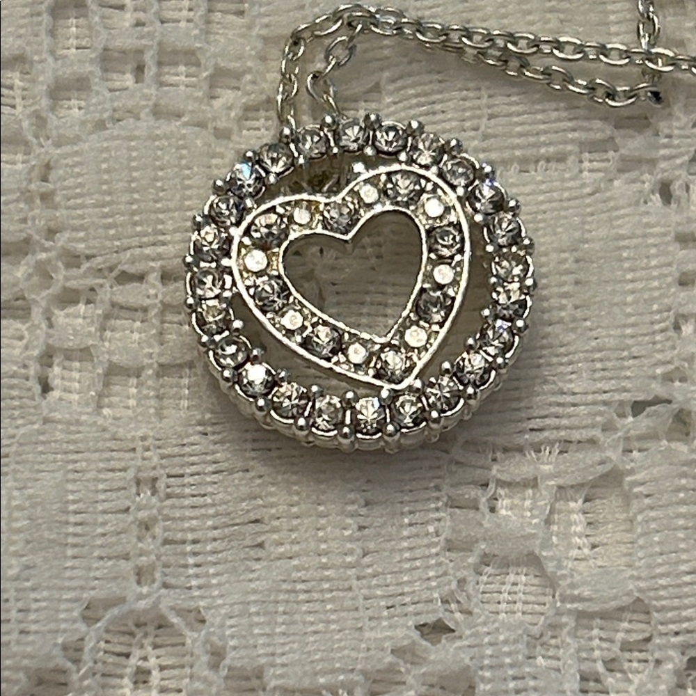 Vintage Heart Pendant Necklace